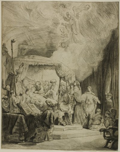 La morte della Vergine da Rembrandt van Rijn