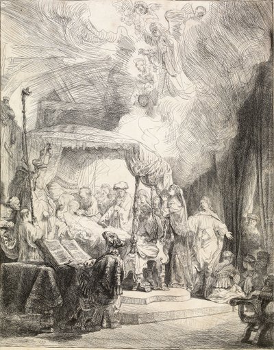 La morte della Vergine da Rembrandt van Rijn