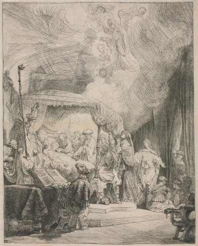 La morte della Vergine da Rembrandt van Rijn