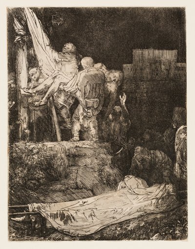 La discesa dalla croce al lume di torcia da Rembrandt van Rijn