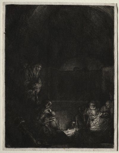 La sepoltura, c. 1654 da Rembrandt van Rijn