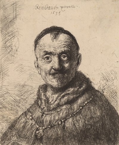 La Prima Testa Orientale, 1635 da Rembrandt van Rijn