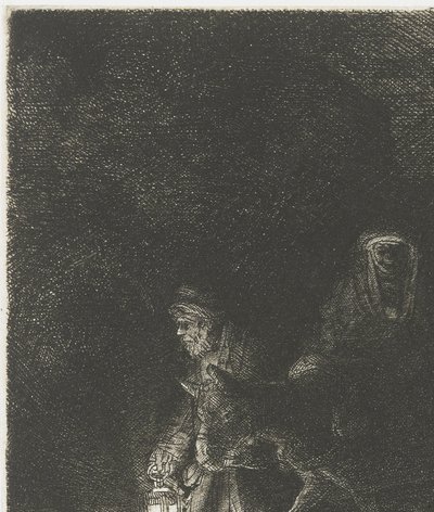 La fuga in Egitto da Rembrandt van Rijn