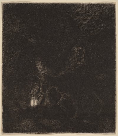 La fuga in Egitto da Rembrandt van Rijn