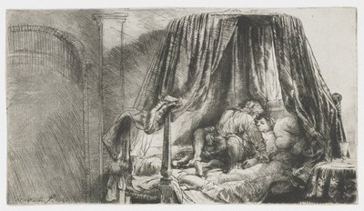 Il letto francese da Rembrandt van Rijn