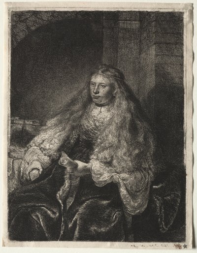 La grande sposa ebrea da Rembrandt van Rijn