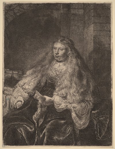 La grande sposa ebrea da Rembrandt van Rijn