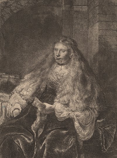 La grande sposa ebrea da Rembrandt van Rijn