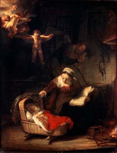 La Sacra Famiglia da Rembrandt van Rijn