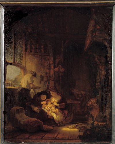 La Sacra Famiglia da Rembrandt van Rijn