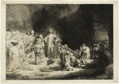 La stampa dei cento fiorini da Rembrandt van Rijn