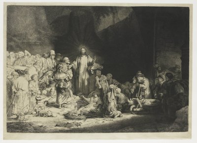 La stampa da cento fiorini da Rembrandt van Rijn
