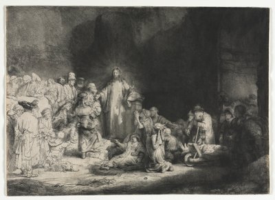 La Stampa dei Cento Fiorini, c. 1649 da Rembrandt van Rijn