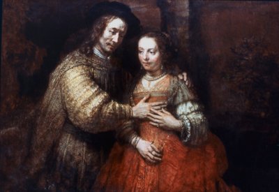La sposa ebrea, La coppia innamorata, 1667 da Rembrandt van Rijn