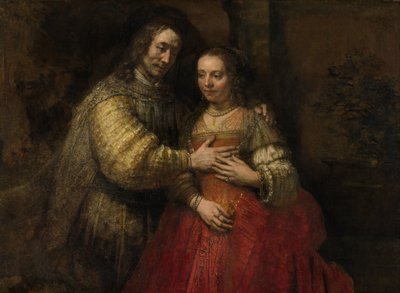 La sposa ebrea, c.1667 da Rembrandt van Rijn