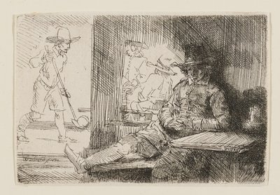 Il Kolf Player da Rembrandt van Rijn