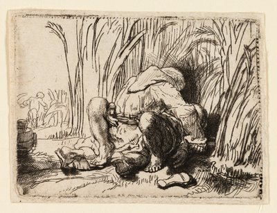 Il Monaco nel Campo di Grano da Rembrandt van Rijn