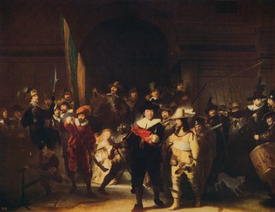La Ronda di Notte, 1642 da Rembrandt van Rijn
