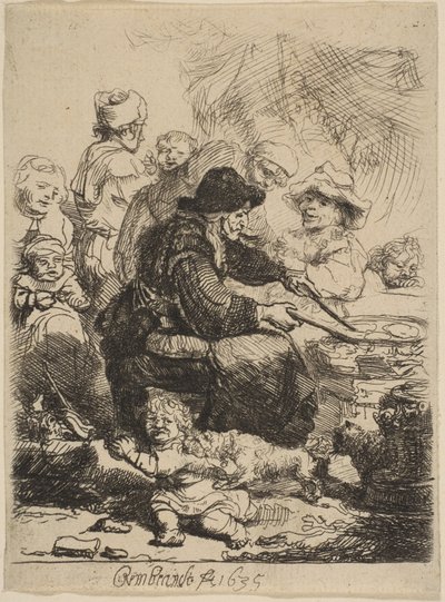 La Donna delle Frittelle da Rembrandt van Rijn