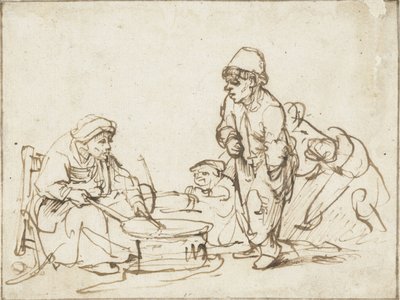 La Donna delle Frittelle da Rembrandt van Rijn