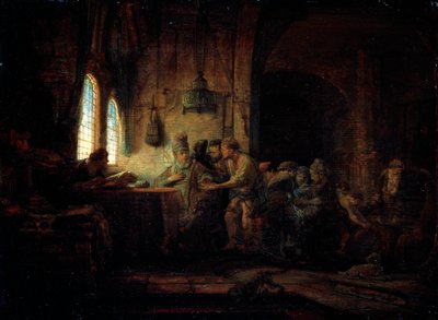 La parabola dei lavoratori nella vigna da Rembrandt van Rijn