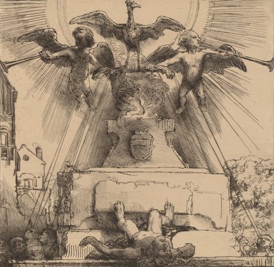 La Fenice o la Statua Rovesciata da Rembrandt van Rijn