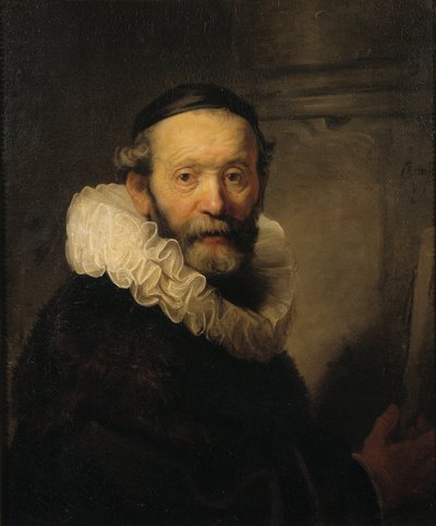 Il Predicatore Johannes Uttenbogaert, c.1633 da Rembrandt van Rijn