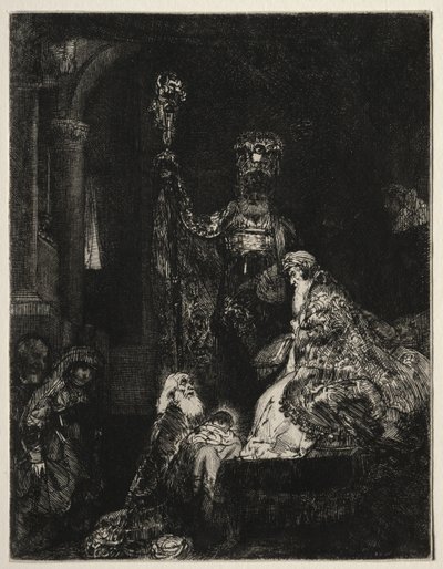 La Presentazione al Tempio da Rembrandt van Rijn