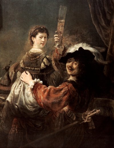 Il figliol prodigo nella taverna Rembrandt e Saskia da Rembrandt van Rijn