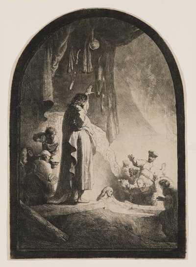 La resurrezione di Lazzaro da Rembrandt van Rijn