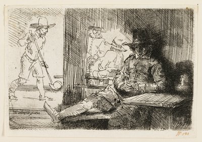Il giocatore di ringball da Rembrandt van Rijn