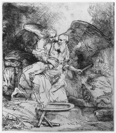 Il sacrificio di Abramo, 1645 da Rembrandt van Rijn