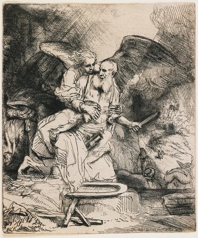 Il sacrificio di Isacco da Rembrandt van Rijn