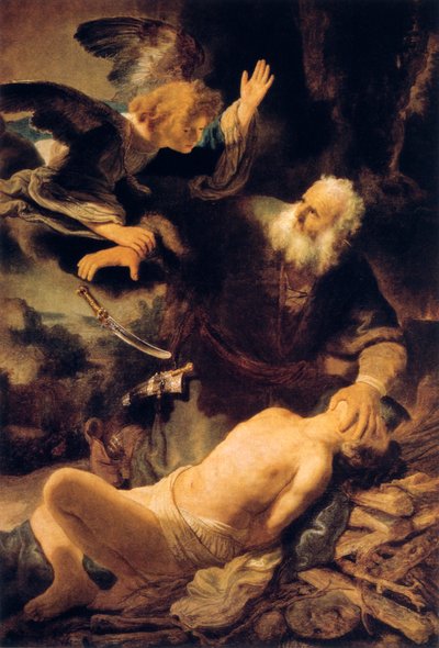 Il sacrificio di Isacco da Rembrandt van Rijn
