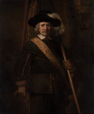 Il portabandiera Floris Soop da Rembrandt van Rijn