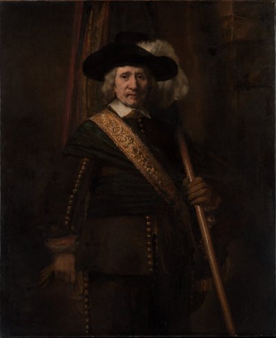 Il portabandiera, Floris Soop, 1654 da Rembrandt van Rijn