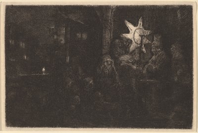 La Stella dei Re: Un Pezzo Notturno da Rembrandt van Rijn