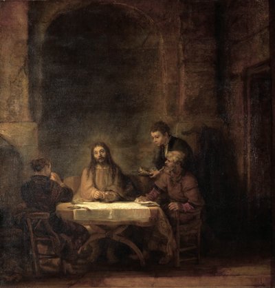 La Cena di Emmaus da Rembrandt van Rijn