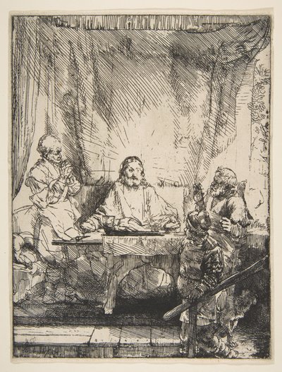 La cena di Emmaus da Rembrandt van Rijn
