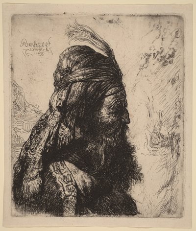 Il terzo capo orientale da Rembrandt van Rijn
