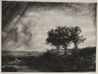 I Tre Alberi da Rembrandt van Rijn