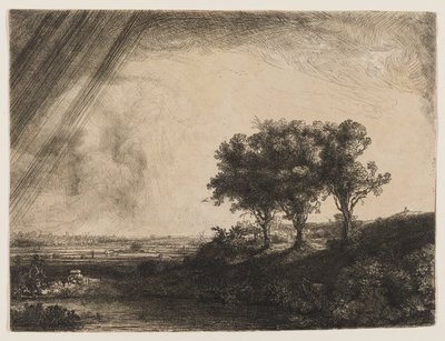 I tre alberi da Rembrandt van Rijn