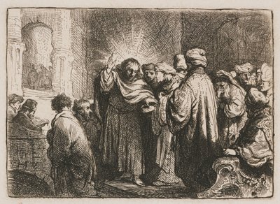 Il denaro del tributo da Rembrandt van Rijn