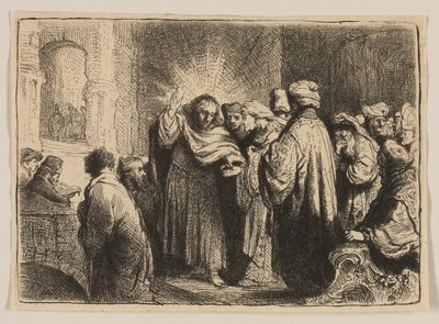 Il denaro del tributo da Rembrandt van Rijn