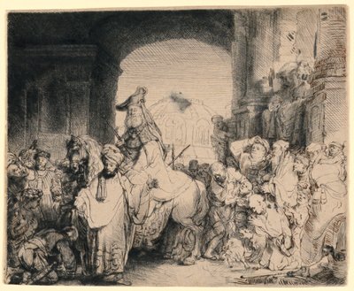 Il trionfo di Mardocheo da Rembrandt van Rijn