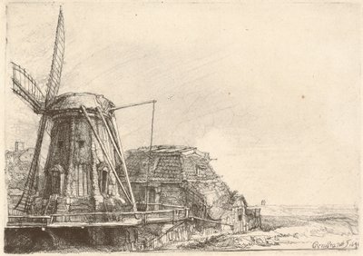 Il Mulino a Vento da Rembrandt van Rijn