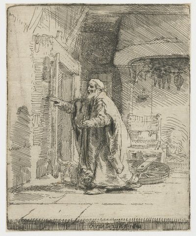 La cecità di Tobia: la lastra più grande da Rembrandt van Rijn