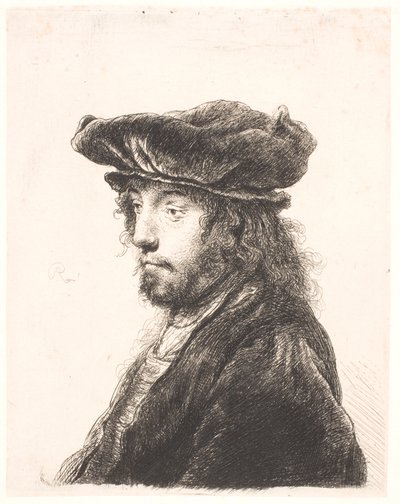 La quarta testa orientale da Rembrandt van Rijn