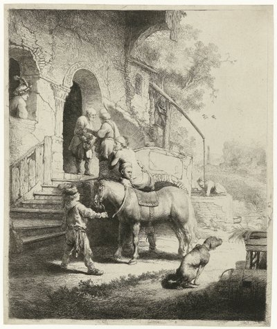 Il buon samaritano da Rembrandt van Rijn