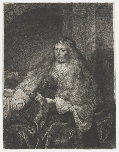 La grande sposa ebrea da Rembrandt van Rijn